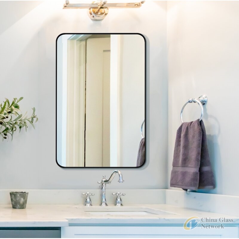 Rectangle framed mirror Wholesale frame mirror Metal Framed Mirror for Bathroom furniture