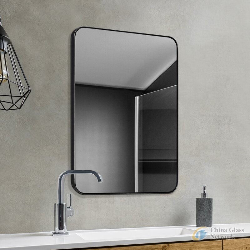 Rectangle framed mirror Wholesale frame mirror Metal Framed Mirror for Bathroom furniture