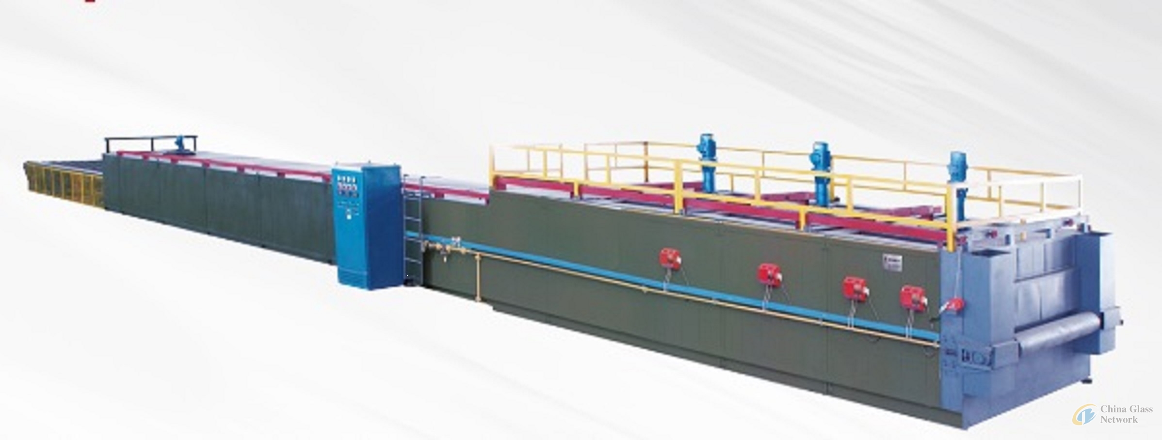Gas and electric annealing furnace