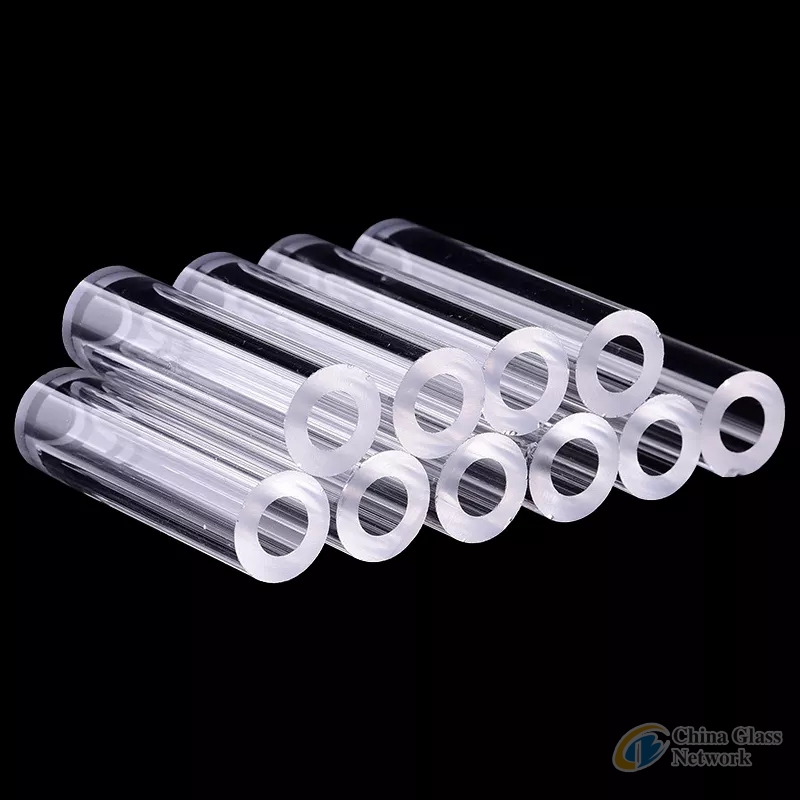 thick wall quartz glass tube clear fused quartz tube