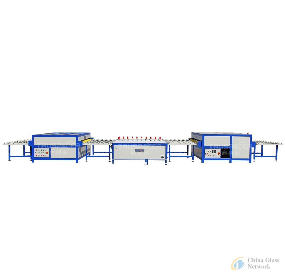 Horizontal Insulating Glass Double Glazed Hot Press Machine Heated Roller Press Machine