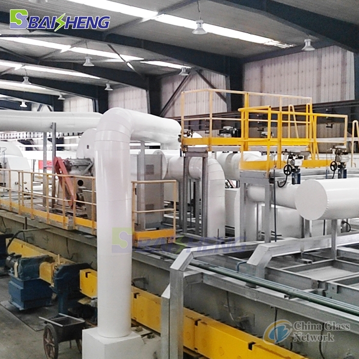 furnace design and construction Photovoltaic rolled glass production line