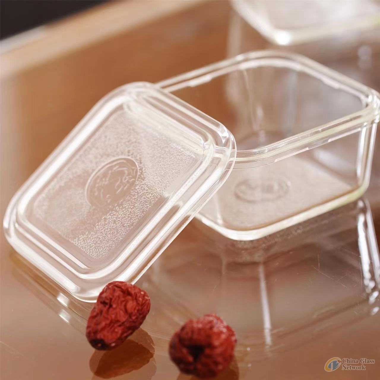 pressed High Borosilicate Glass preservition Box