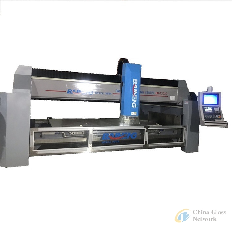 BN factory CNC glass working center,shaped edge grinding machine