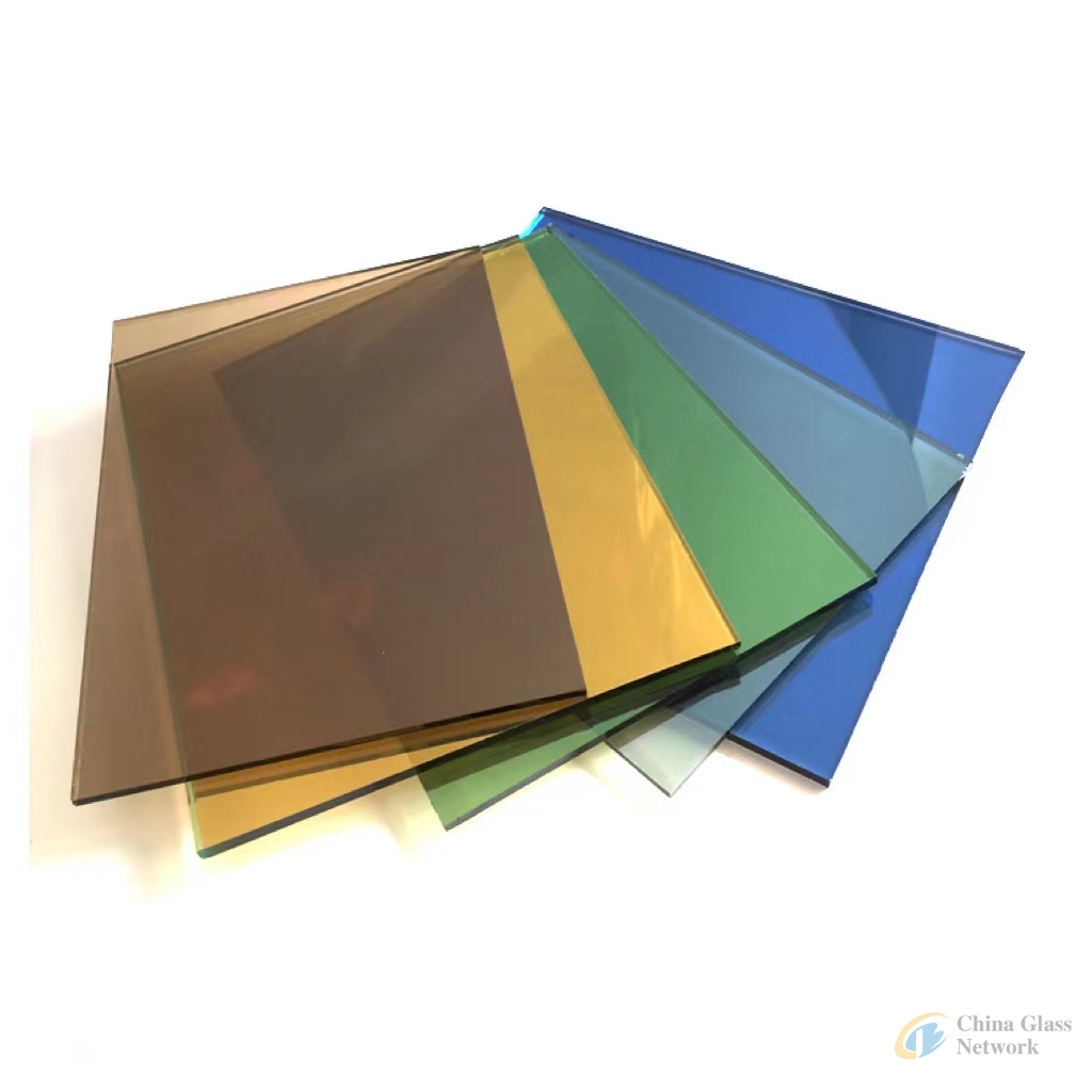 4mm 5mm 6mm Bronze/Blue/Grey Reflective Float Glass