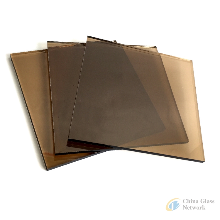 4mm 5mm 6mm Bronze/Blue/Grey Reflective Float Glass