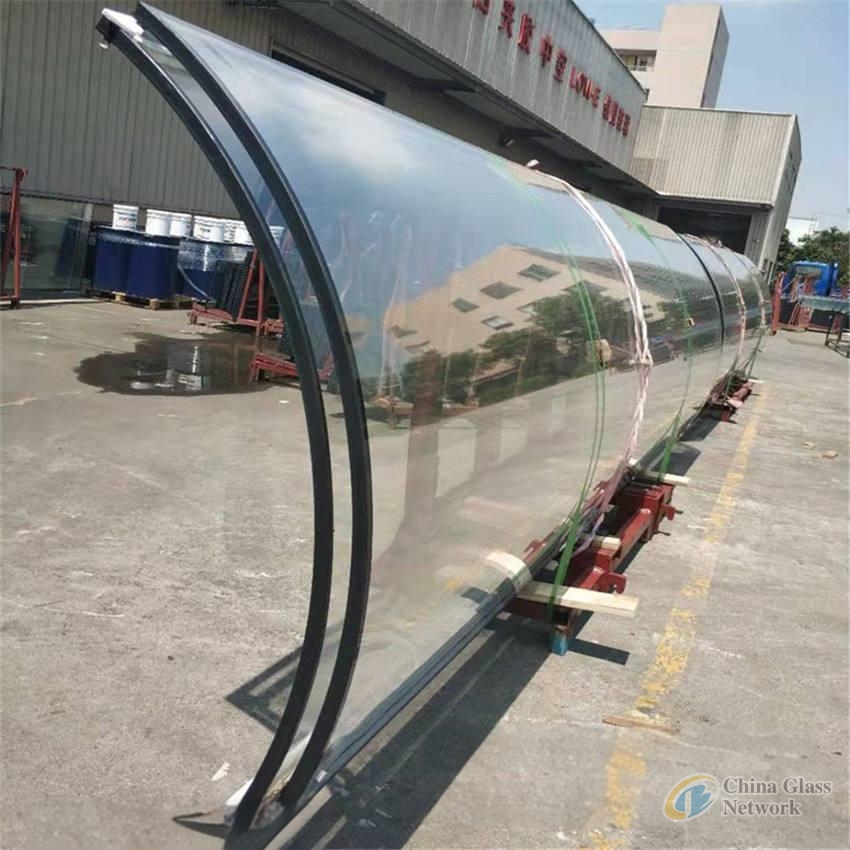 Small Radius Curved Glass, Over Height, Jumbo size