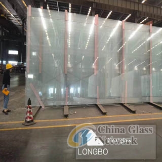 Factory outlet low iron reflective dark grey jumbo size float glass