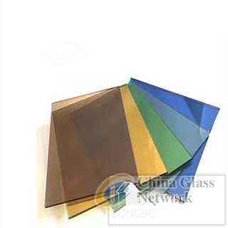 5mm 6mm 8mm bronze dark blue emerald green black brown tempered dark light gray brown tinted float reflective glass sheet price