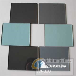 China factory high quality blue green reflective glass for window