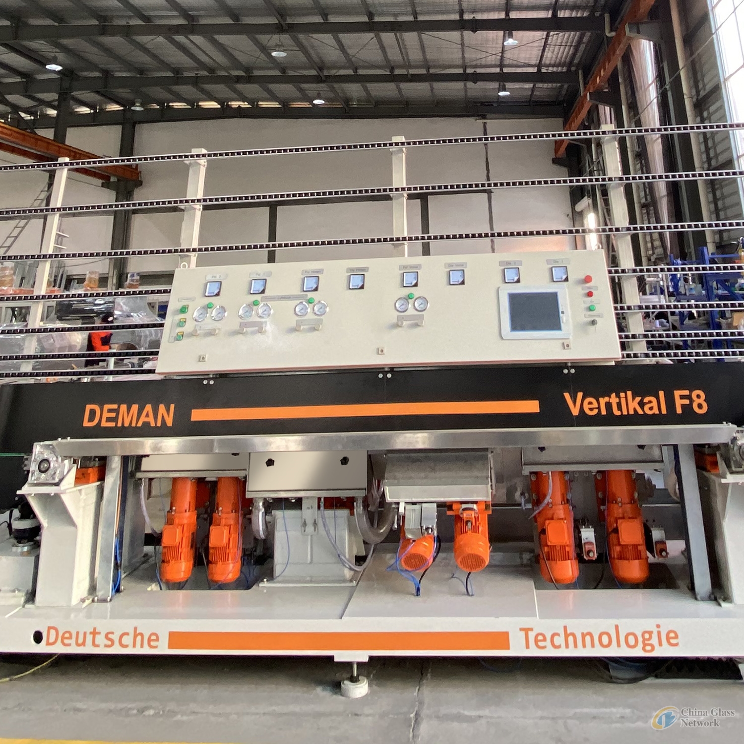 Vertical Glass Grinding & Bevelling Machine