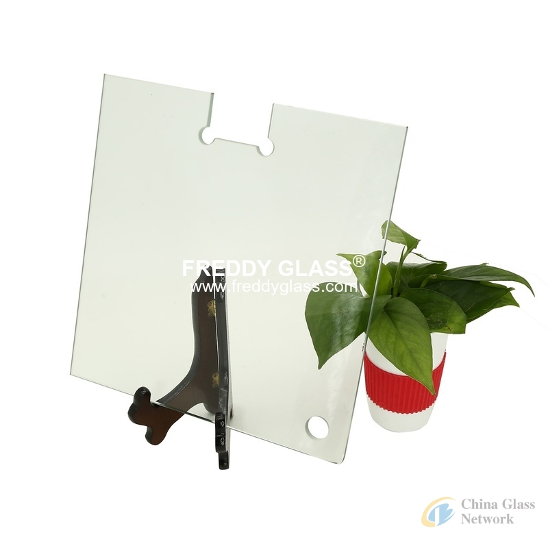 polish edge tempered glass with hardware accessories