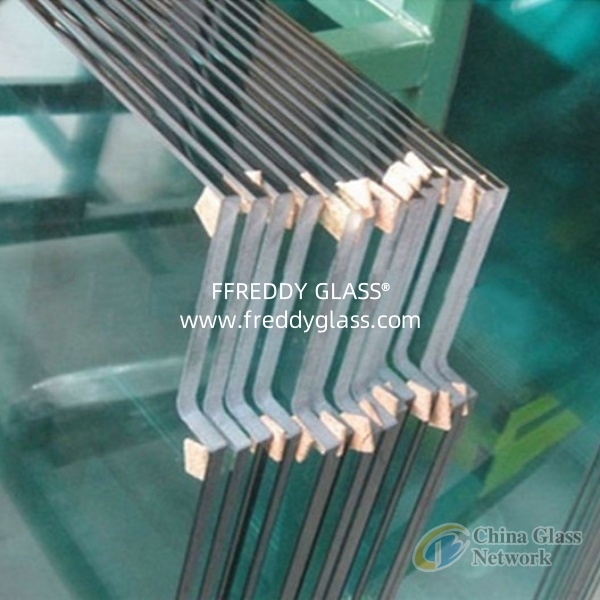 fine polish edge tempered glass with slots and holes