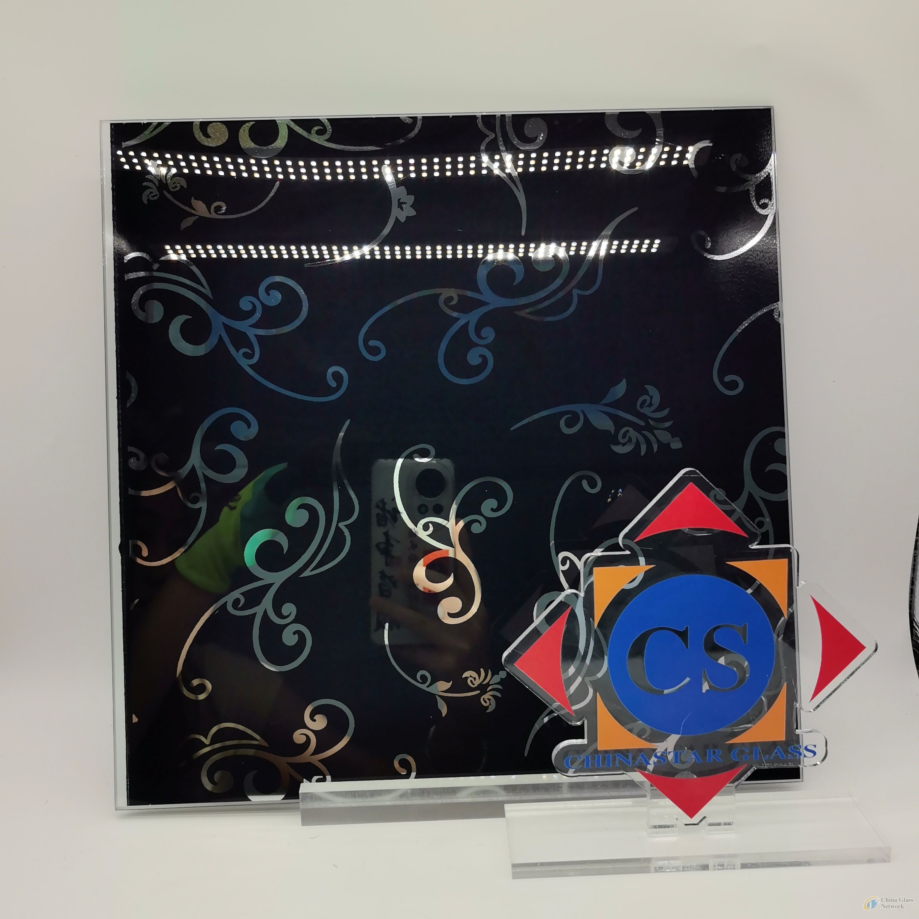 3/4/5/5.5/6/8/10/15mm Black Art Patterned Glass for Doors/Windows/Partition Wall/Cabinet