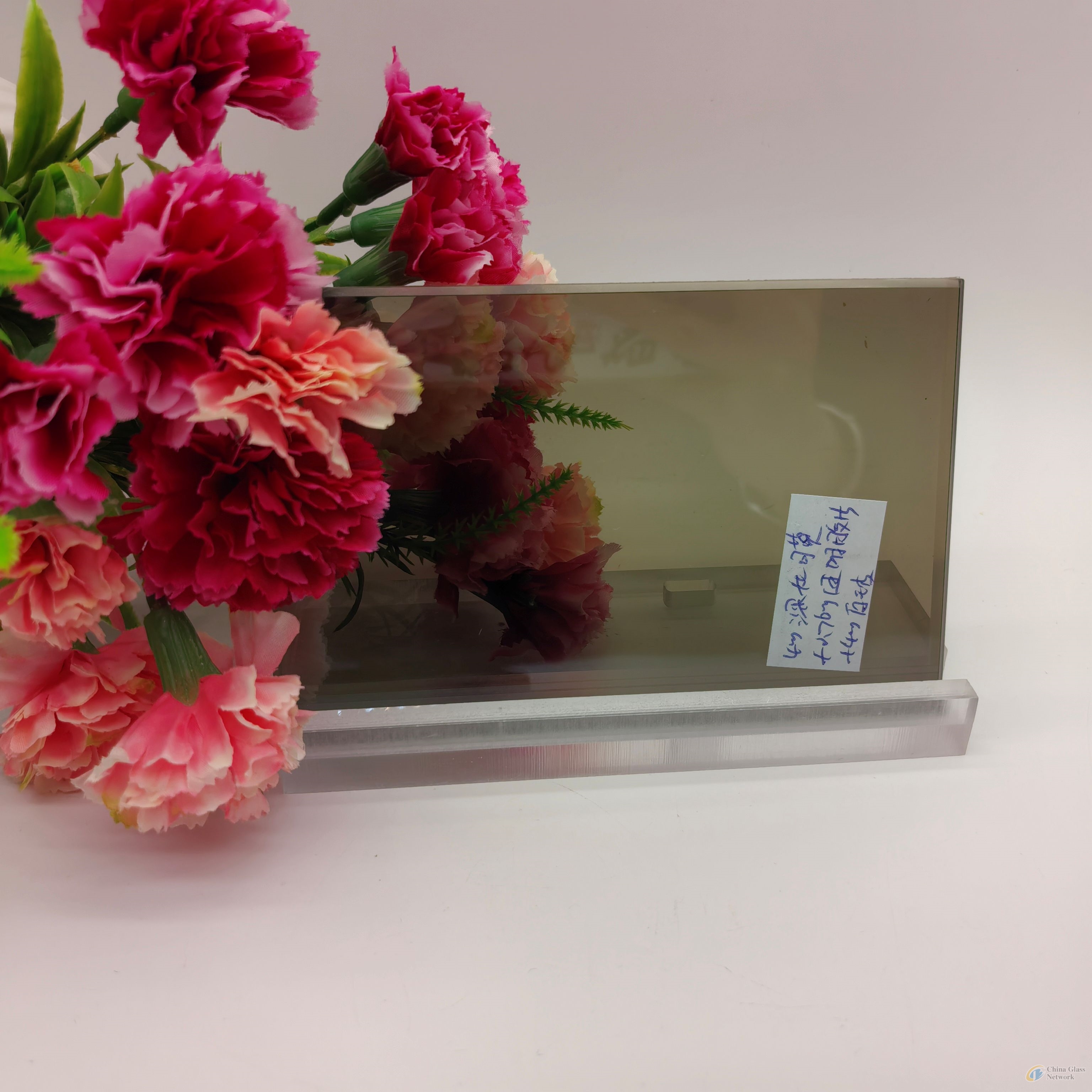 8.76mm Dark Grey Reflective Laminated Glass for Doors/Windows/Shower/Skylights