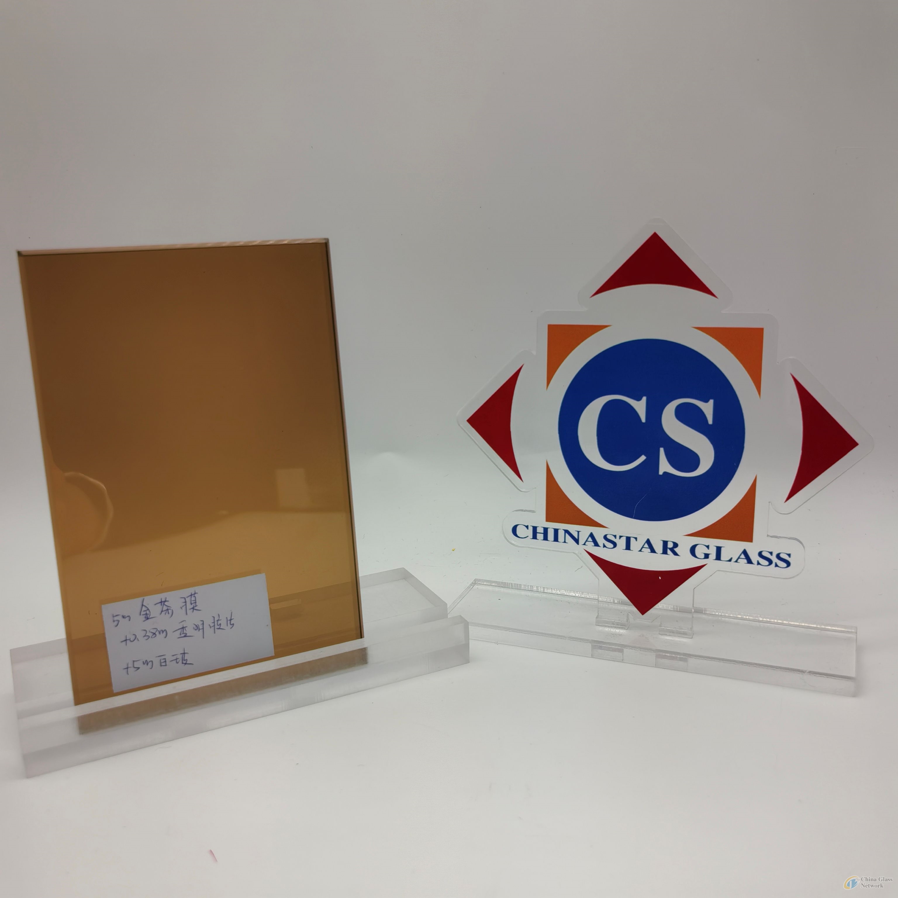 10.38mm Golden Reflective Laminated Glass for Doors/Windows/Shower/Skylights