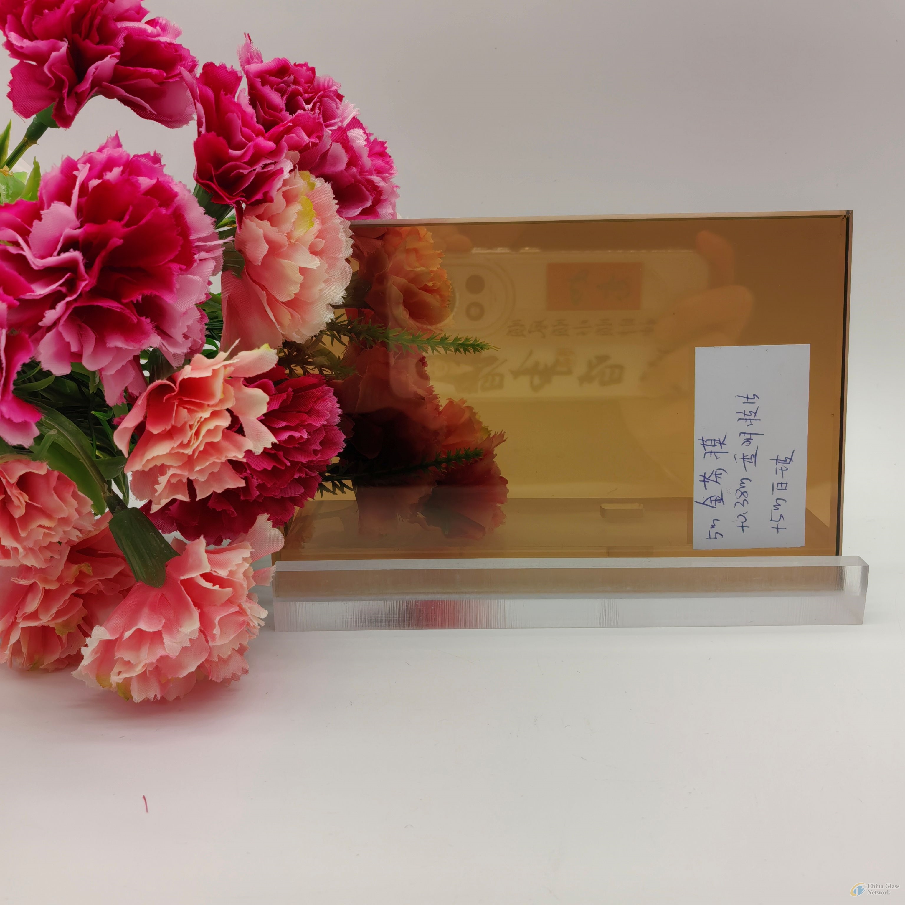 10.38mm Golden Reflective Laminated Glass for Doors/Windows/Shower/Skylights