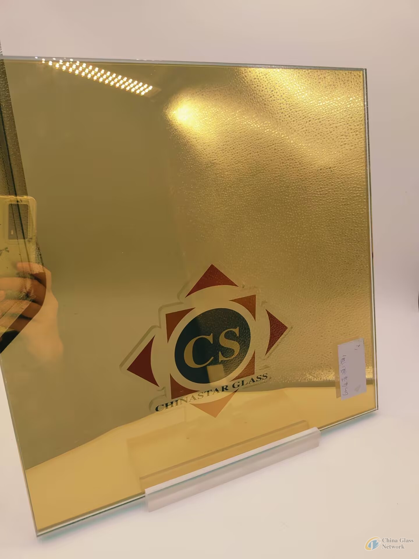 5mm Golden Reflective Glass for Decorative/Furniture/Architecture/Window