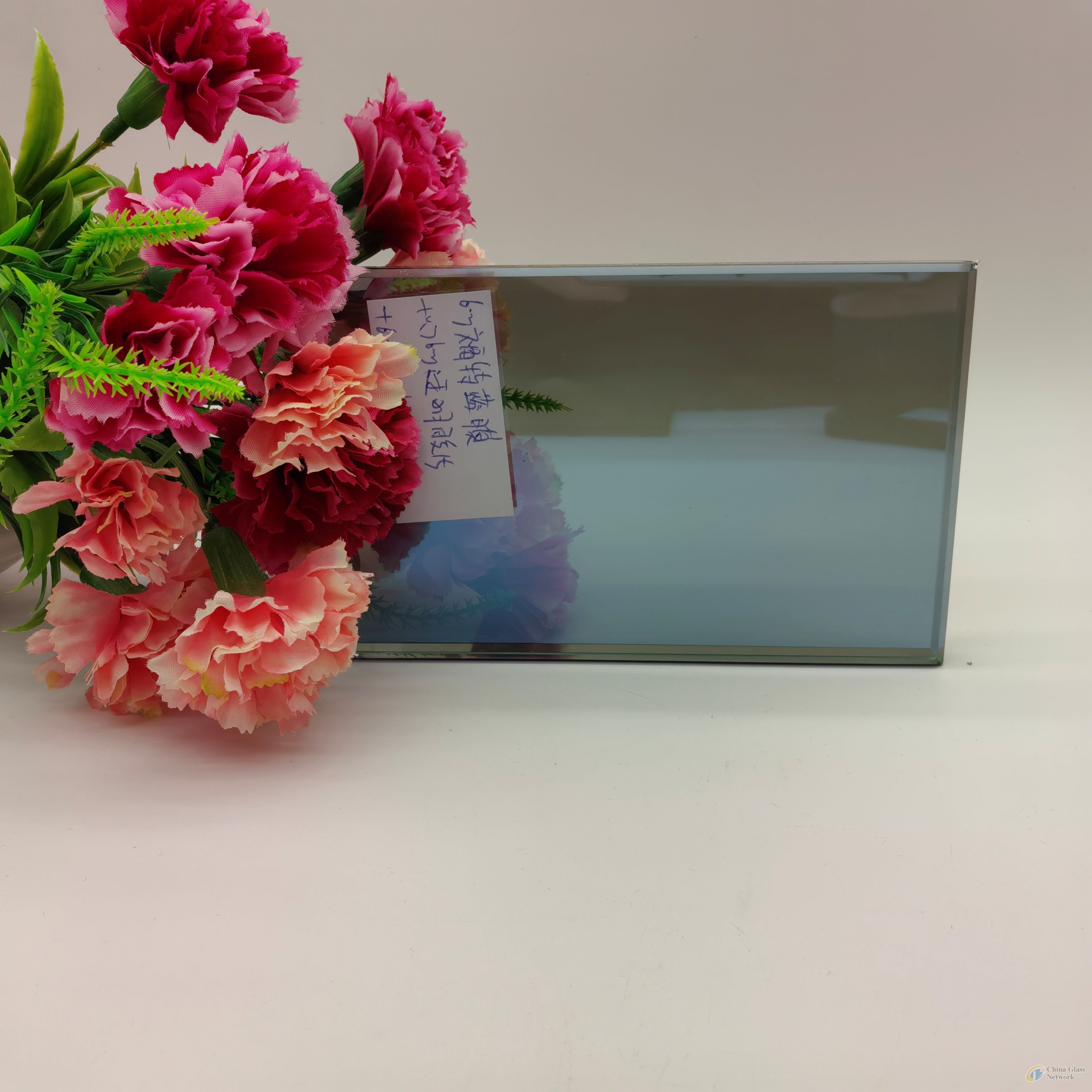 12.76mm Ford Blue Reflective Laminated Glass for Doors/Windows/Shower/Skylights