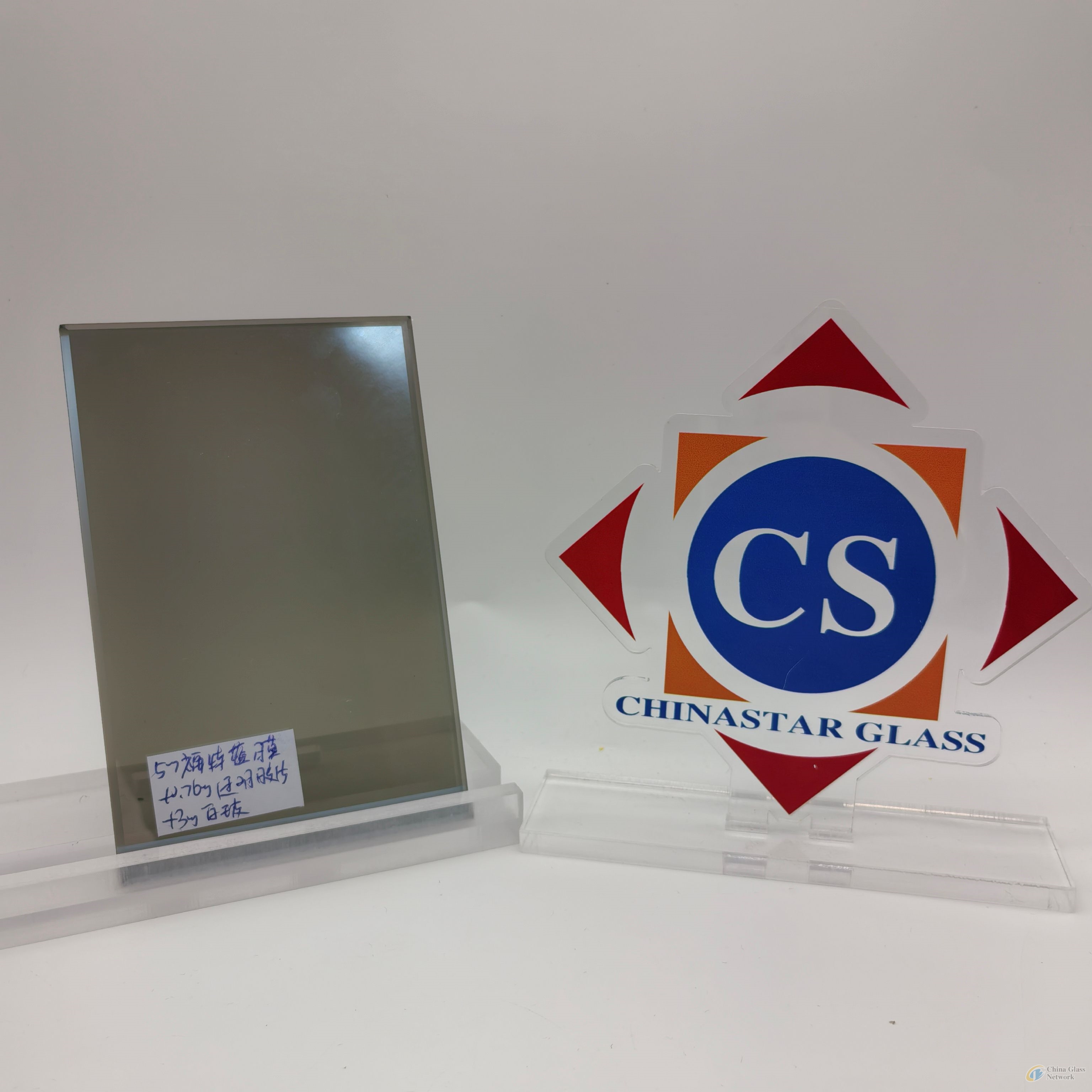 12.76mm Ford Blue Reflective Laminated Glass for Doors/Windows/Shower/Skylights