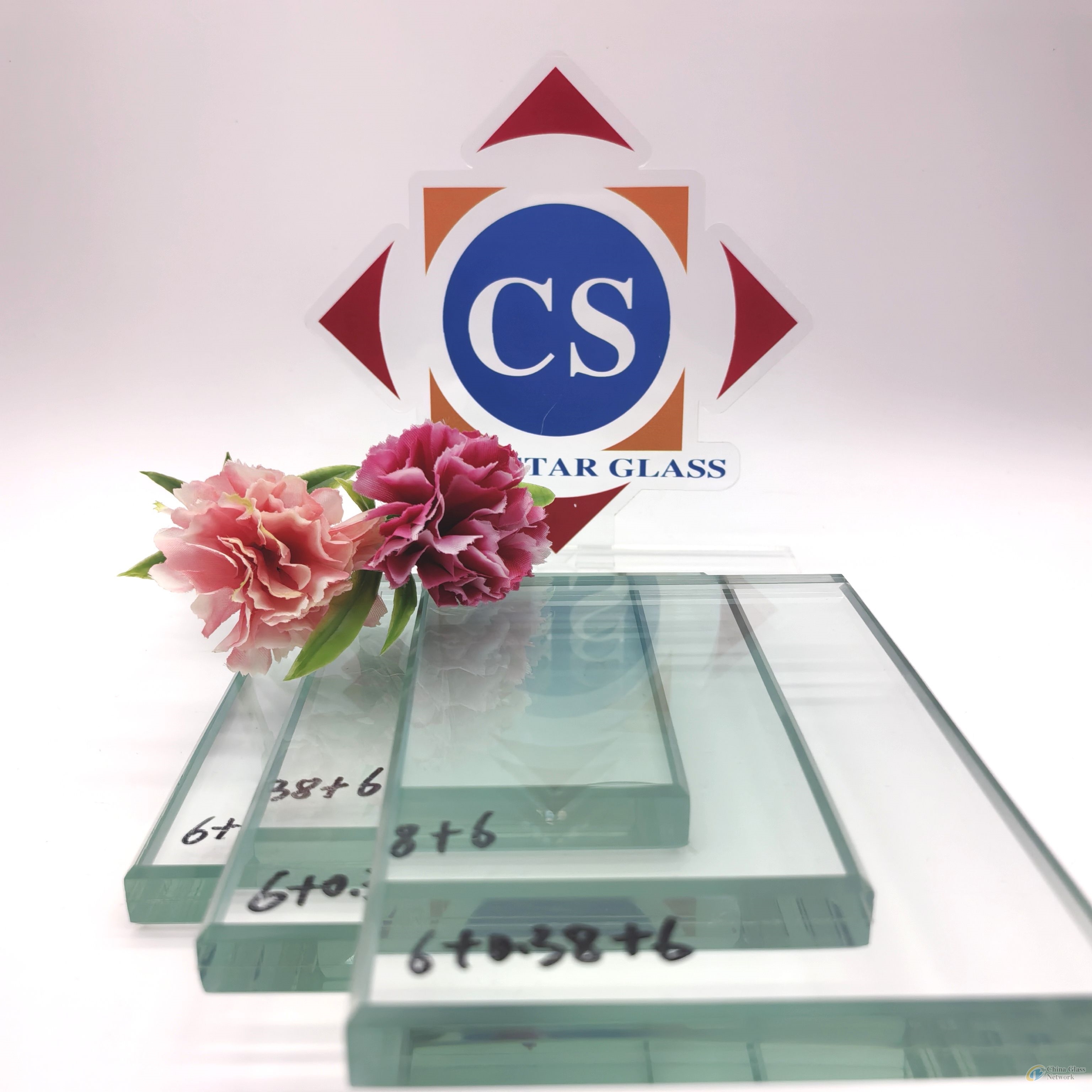 12.38mm Clear Laminated Glass for Doors/Windows/Shower/Skylights