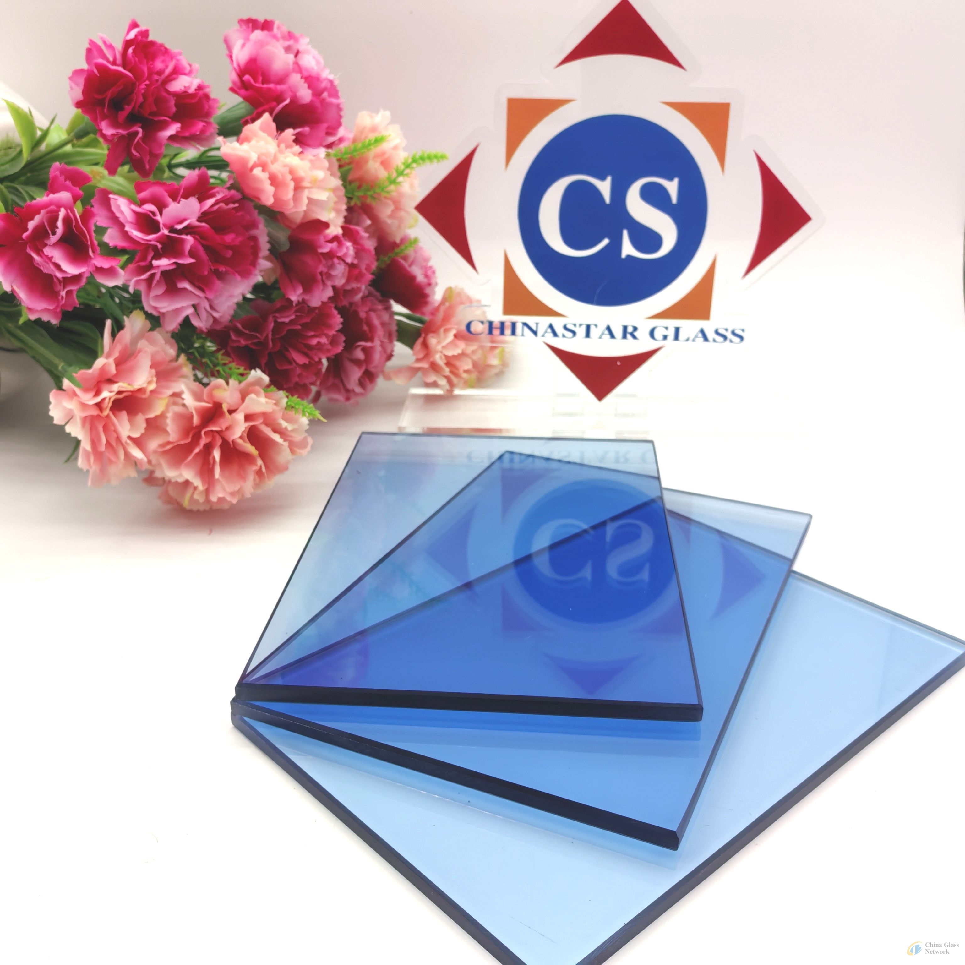 3300*2140mm 3/4/5/5.5/6/8/10/12mm Dark Blue Float Glass for Doors/Windows/Furniture/Decorations/Building
