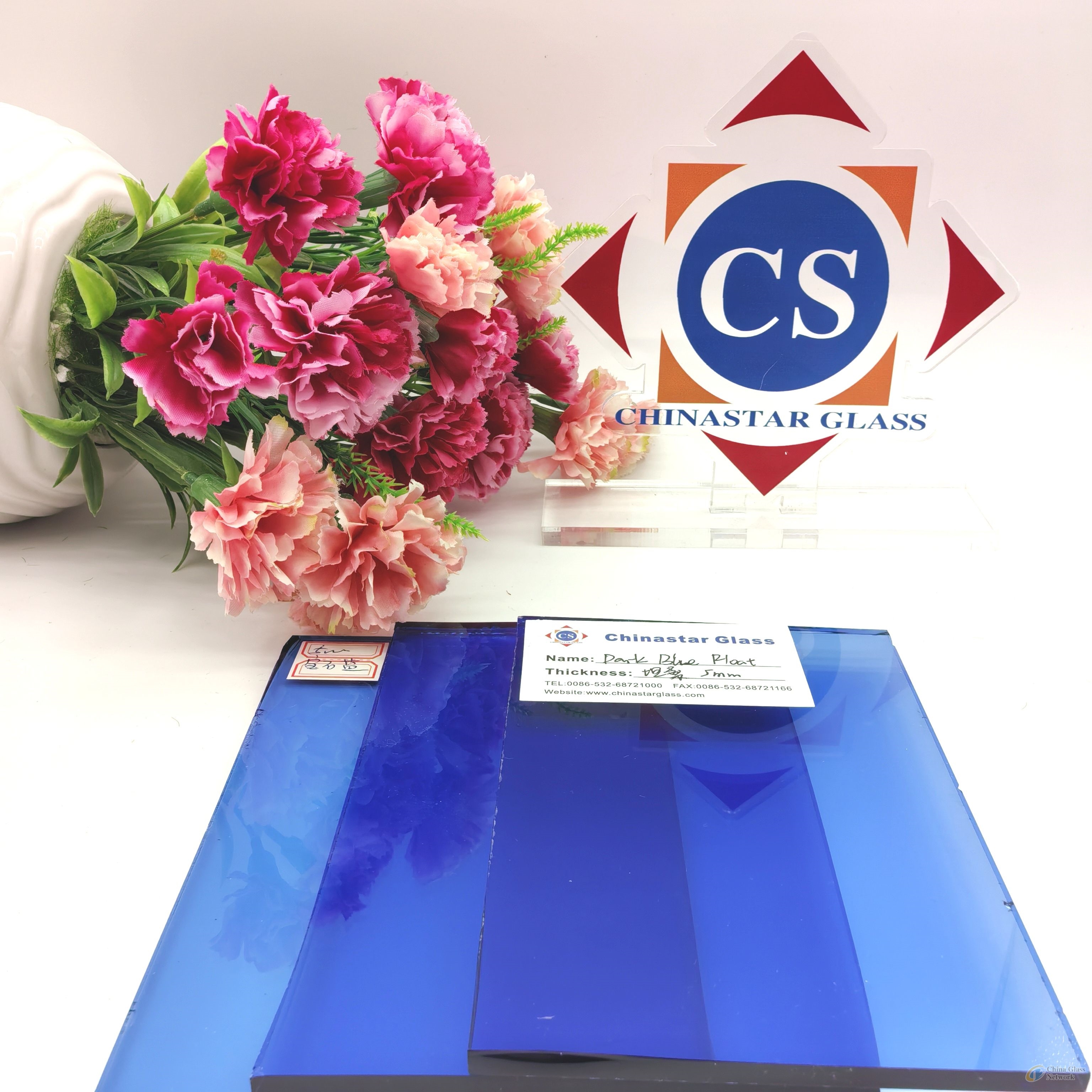 3300*2140mm 3/4/5/5.5/6/8/10/12mm Dark Blue Float Glass for Doors/Windows/Furniture/Decorations/Building
