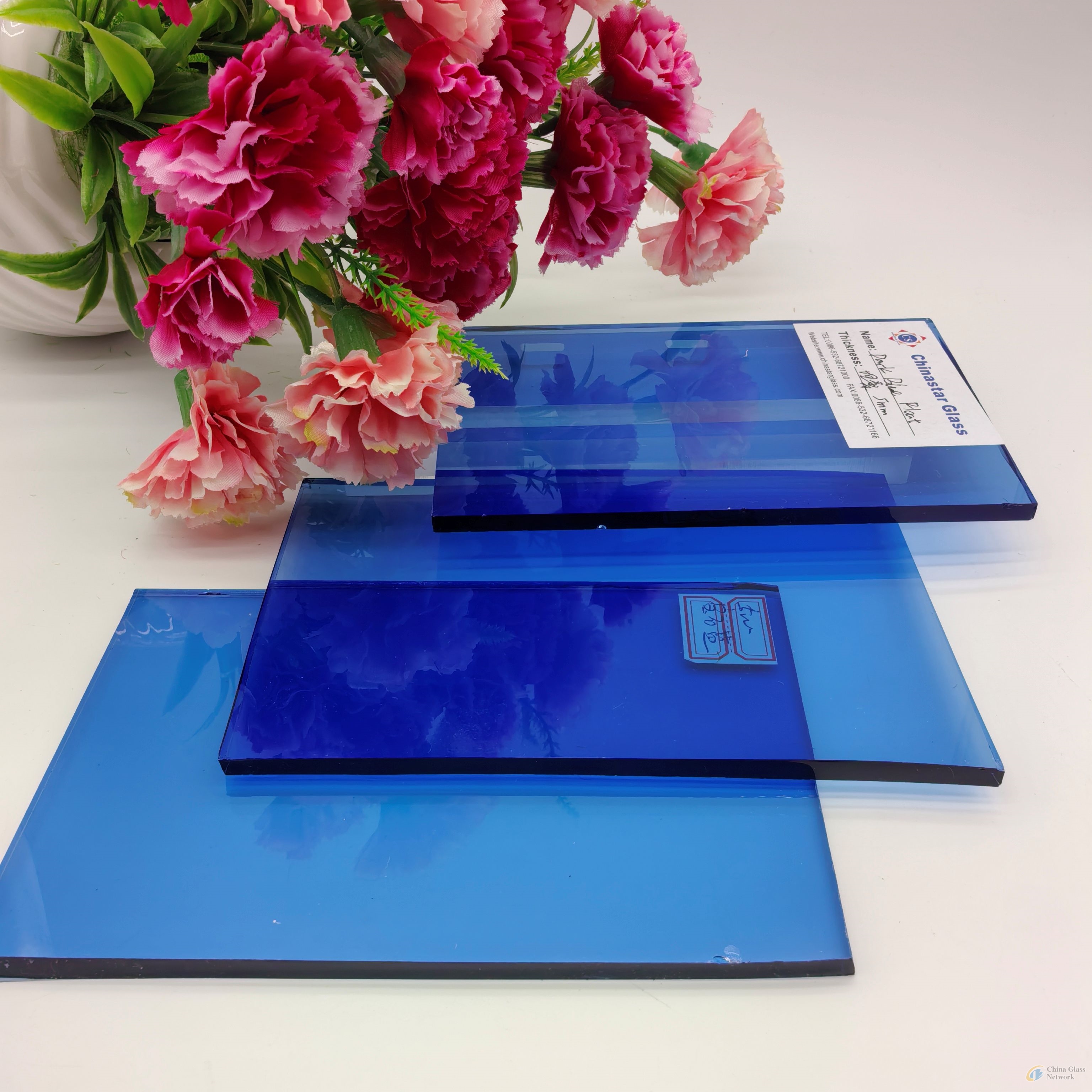 3300*2140mm 3/4/5/5.5/6/8/10/12mm Dark Blue Float Glass for Doors/Windows/Furniture/Decorations/Building