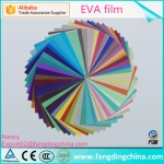 EVA film for laminated glass use