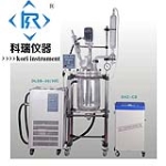 Laboratory heating equipment 20l double lined glass reactor with explosion proof