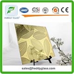 Yellow Hibiscus Pattern Mirror/Many Design Pattern Mirror