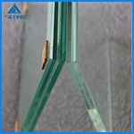 6mm glass +1.14PVB+ 6mm clear glass , tempered laminated glass， double pieces glass