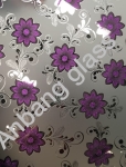 4mm 1650*2200mm ice flower with acid etched glass, decorative glass in Shahe glass factory