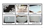 SGCC CSI CE certification of printed toughened glass table top