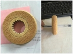 Needle punched para-aramid(Kevlar) wheel for glass tempering furnace