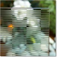 1830*2440/ 1650*2200 mm acid etched glass, decorative glass