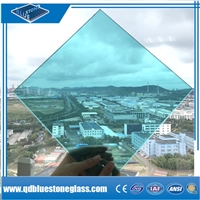 6.38mm Blue Laminated Glass with own factory