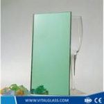 Light green reflective glass