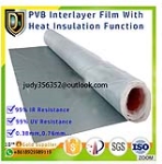 0.38mm PVB interlayer film with thermal resistance function
