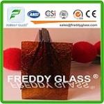 6mm bronze Woven Patterned Glass Furniture Glass