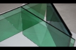 Dark green float glass