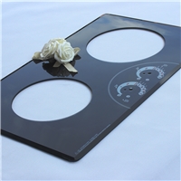2 burner 8mm tempered glass panel for gas stove cooktop
