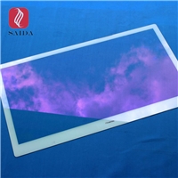 AR coated color glass cover lens for Capacitive Touch Screen , Industrial touch Panel Display