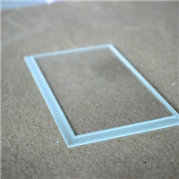 Round step 15mm thick glass cover for LED floodlight 