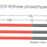 Silicon carbide rods W type,W type SIC Rod Heater