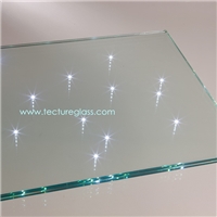 Tecture tinted led laminated glass