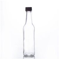 250ML woozy salad sauce bottle glass dressing bottle with plastic cap