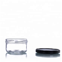 100ml fancy glass canning jar for caviar / jelly / dipping sauces