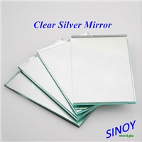 4mm thick double coated clear silver mirror glass with FENZI paints for bathroom and furniture applications