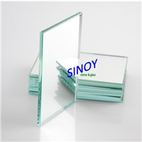 China 5mm thick double coated clear silver mirror glass with FENZI paints for bathroom and furniture applications